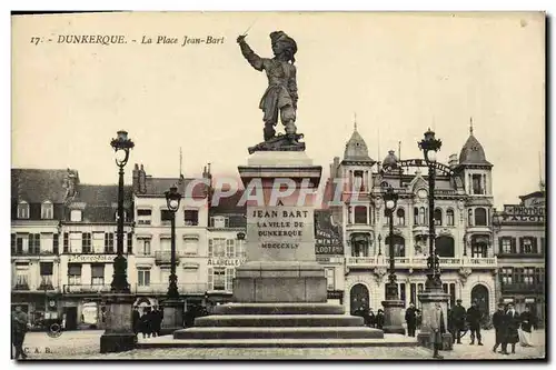 Cartes postales Dunkerque La Place Jean Bart