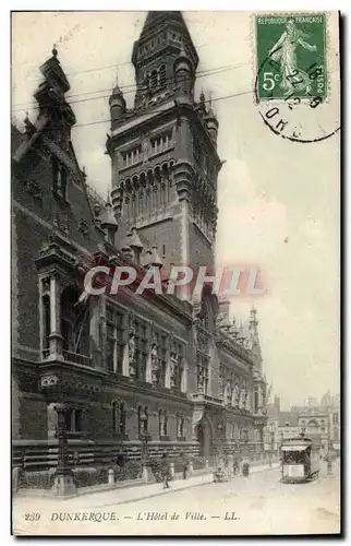 Cartes postales Dunkerque L&#39Hotel de Ville