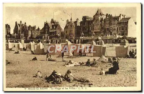 Cartes postales Malo les Bains La Plage