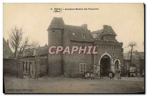 Cartes postales Douai Ancienne Maison des Templiers (animee)