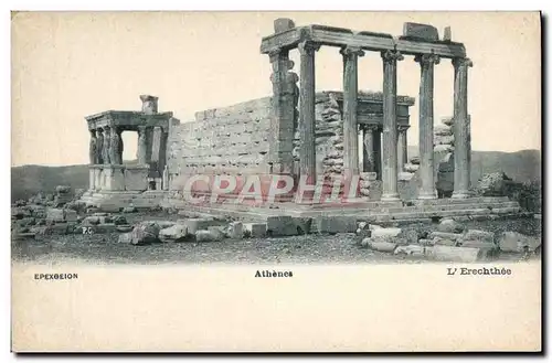 Cartes postales Athenes L&#39Erechthee