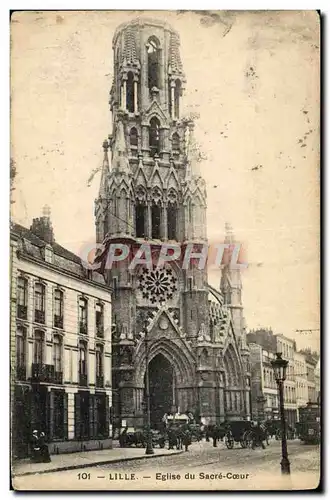 Ansichtskarte AK Lille Eglise du Sacre Coeur