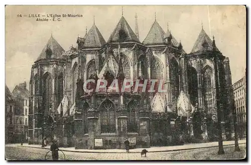 Ansichtskarte AK Lille L&#39Eglise St Maurice Abside