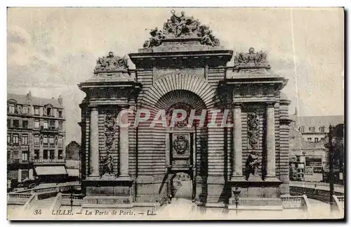 Cartes postales Lille La Porte de Paris