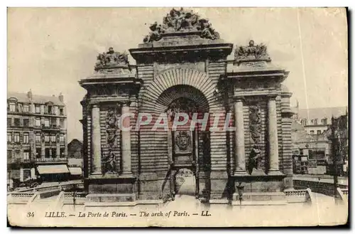 Cartes postales Lille La Porte de Paris