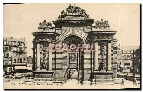 Cartes postales Lille La Porte de Paris