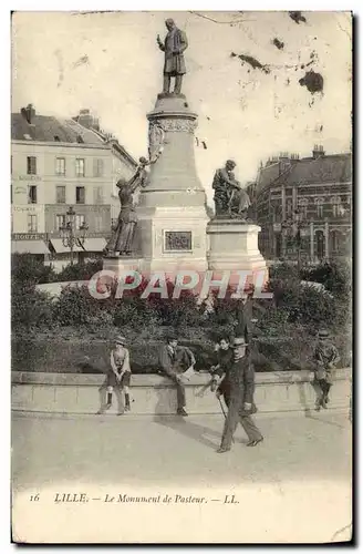 Cartes postales Lille Le Monument de Pasleur