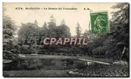 Cartes postales Saint Cloud Le Bassin du Trocadero