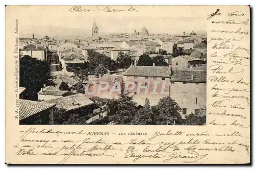 Cartes postales Aubenas Vue Generale