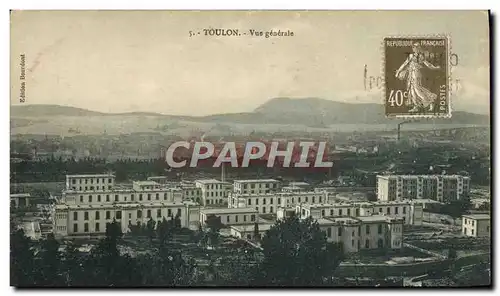 Cartes postales Toulon Vue Generale