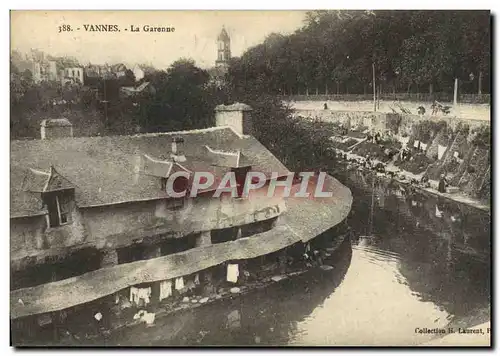 Cartes postales Vannes La Garenne Lavoir Lavandieres