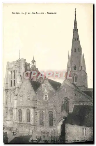 Ansichtskarte AK Guingamp Basilique de Notre Dame de Bon Secours