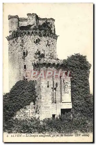 Cartes postales Elven Le Donjon Octogonal