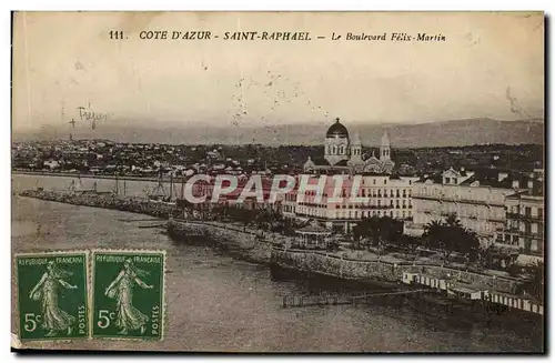 Cartes postales Saint Raphael Le Boulevard Feix Martin