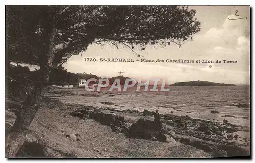 Cartes postales Saint Raphael Place des Corailleurs et Lin de Terre