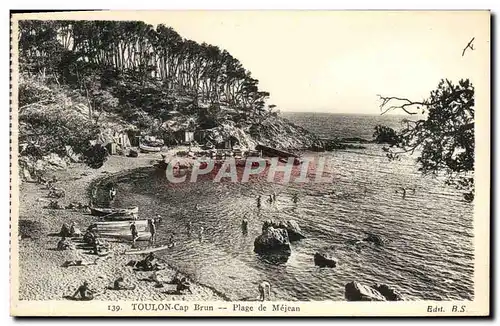 Ansichtskarte AK Toulon Cap Brun Plage de Mejean