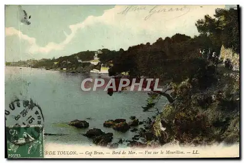 Ansichtskarte AK Toulon Cap Brun Bord de Mer Vue sur le Mourillon