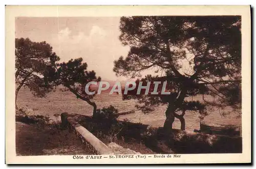 Cartes postales St Tropez Bords de Mer