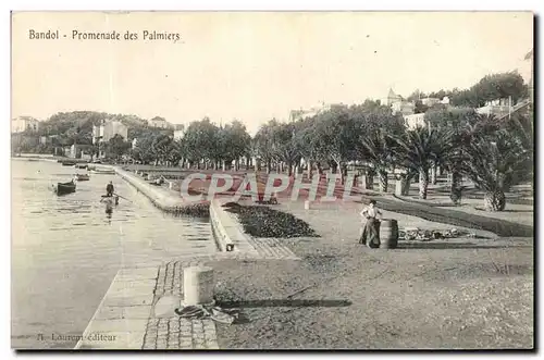 Cartes postales Bandol Promenade des Palmiers