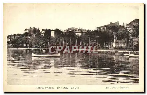 Cartes postales Bandol Le Quai Cote D&#39Azur