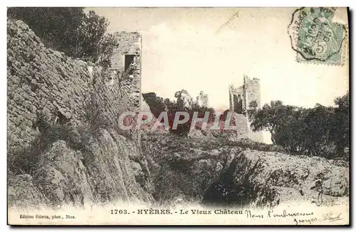 Ansichtskarte AK Hyeres Le Vieux Chateau