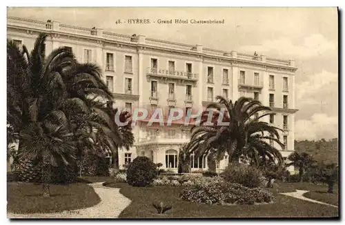 Cartes postales Hyeres Grand Hotel Chateaubriand