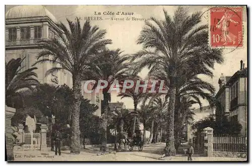 Cartes postales Hyeres Avenue de Beauregard