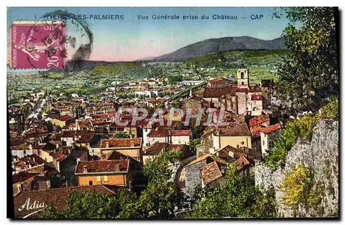 Cartes postales Hyeres les palmiers Vue generale Prise du Chateau