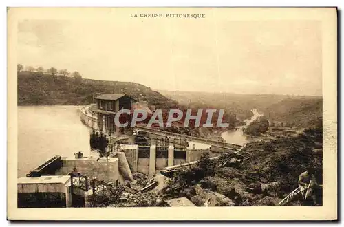 Cartes postales Eguzon Le barrage