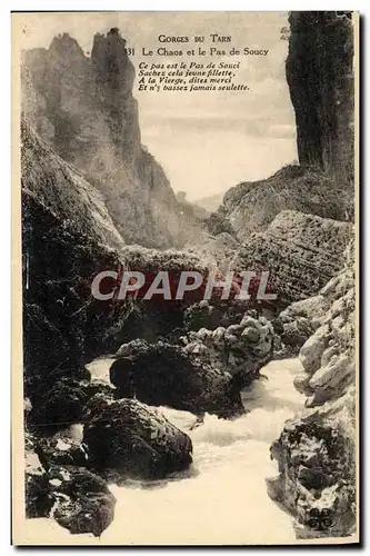 Cartes postales Gorges Du Tarn Le Chaos Et Le Pas De Soucy