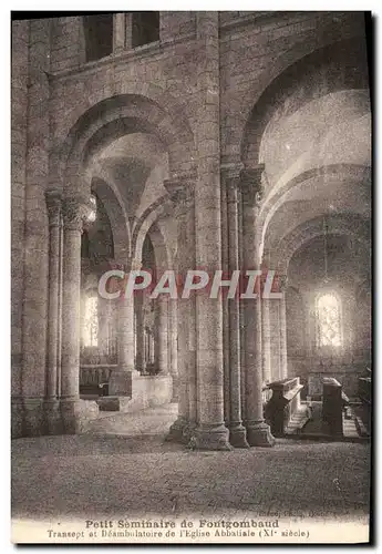 Ansichtskarte AK Petit Seminaire De Fontgombaud Transept Et Deambulatoire De l&#39Eglise abbatiale