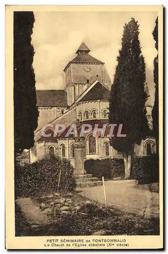 Ansichtskarte AK Petit Seminaire De Fontgombaud Le Chevet De l&#39Eglise Abbatiale