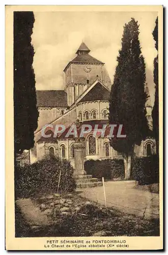 Cartes postales Petit Seminaire De Fontgombaud Le Chevet De l&#39Eglise Abbatiale
