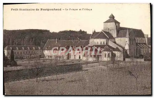 Cartes postales Petit Seminaire De Fontgombaud Le Potager Et l'Abbaye
