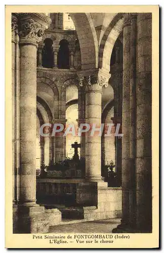 Cartes postales Petit Seminaire De Fontgombaud L&#39Eglise Vue Sur Le Choeur