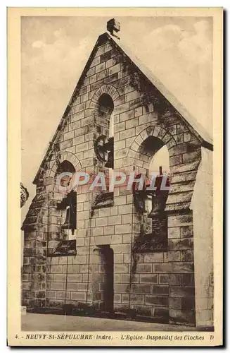 Cartes postales Neuvy St Sepulchre L'Eglise Dispositif Des Cloches