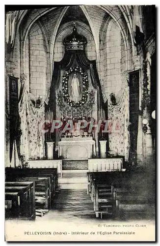 Ansichtskarte AK Pellevoisin Interieur De L&#39Eglise Paroissiale