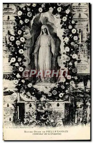 Cartes postales Notre Dame De Pellevoisin Interieur de la chapelle