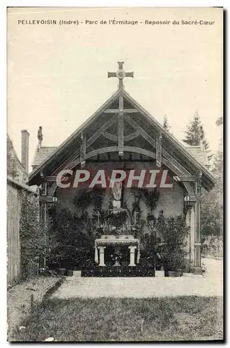 Cartes postales Pellevoisin Parc De L'Ermitage Reposoir Du Sacre Coeur