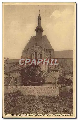 Cartes postales Meobecq L'Eglise L'Abside