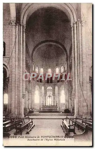 Ansichtskarte AK Petit Seminaire De Fontgomaud Sanctuaire De l&#39Eglise Abbatiale