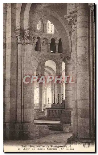 Ansichtskarte AK Petit Seminaire De Fontgomaud Le Choeur De l&#39Eglise Abbatiale