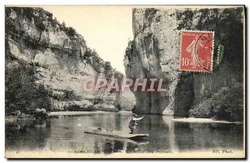 Ansichtskarte AK Gorges Du Tarn Le defile des detroits