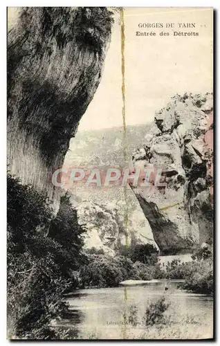 Cartes postales Gorges De Tarn Entree Des Detroits