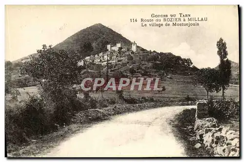 Ansichtskarte AK Gorges De Tarn Route Du Rozier A Millau Le Village De Mostuejouls