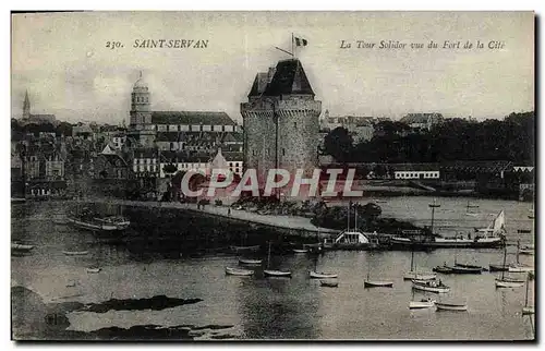 Ansichtskarte AK Saint Servan La Tour Solidor Vue Du Fort De La Cite