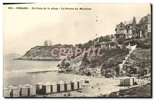 Cartes postales Dinard Un Coin De La Plage La Pointe Du Moulinet