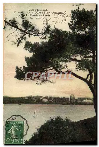 Cartes postales Cote d&#39Emeraude La Vicomte En Dinard Le Chemin De Ronde