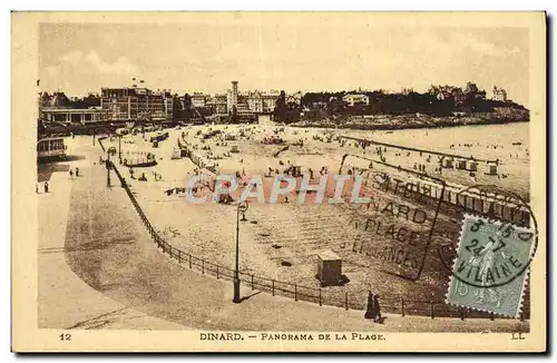 Cartes postales Dinard Panorama De La Plage