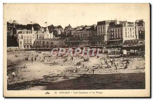 Cartes postales Dinard Les Casinos Et La Plage